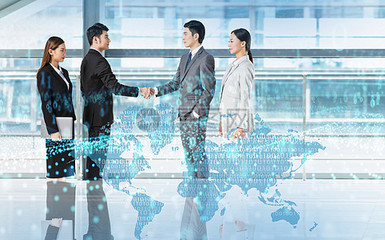 商業合作談判成交圖片素材_免費下載_psd圖片格式_VRF高清圖片400967684